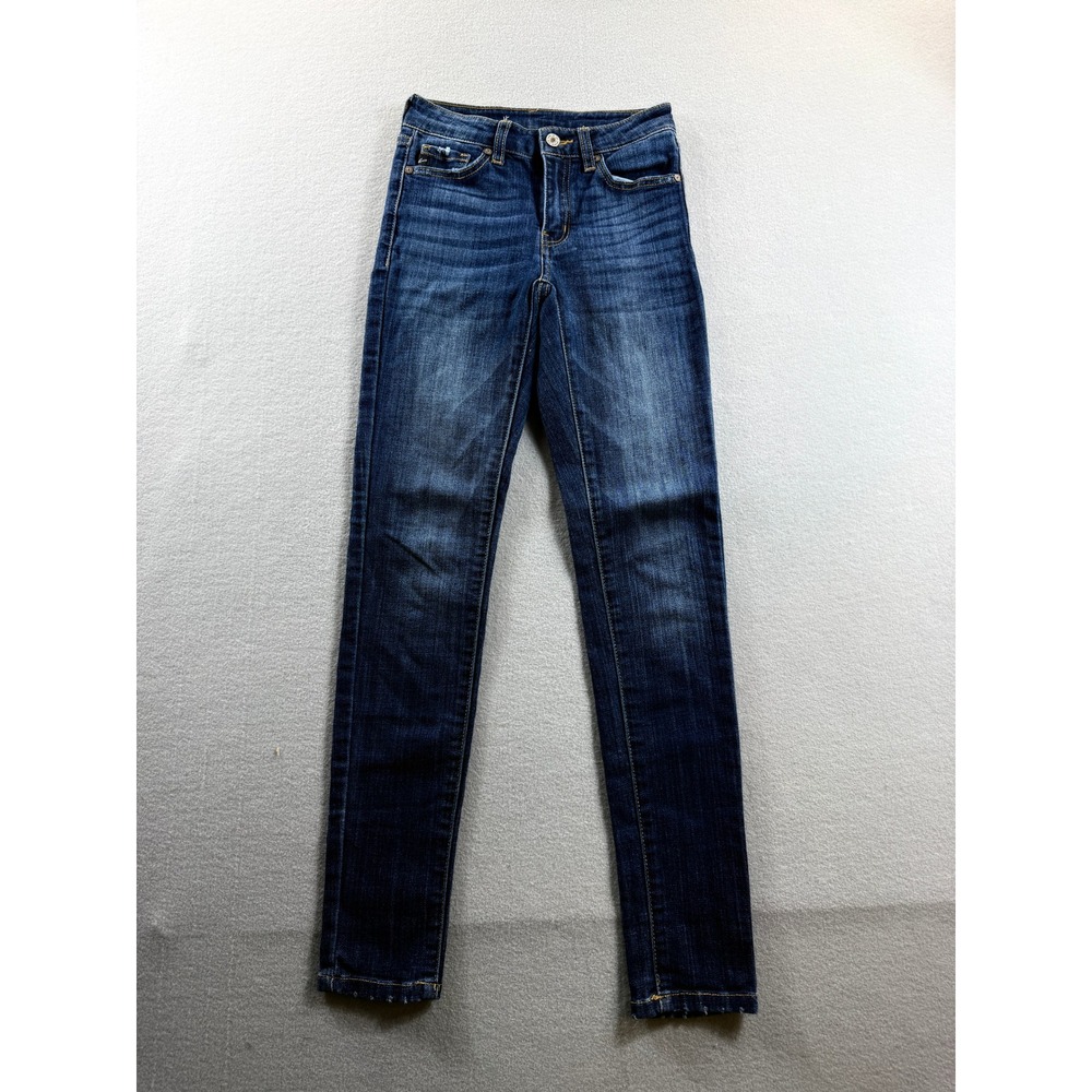 Kancan Jeans Women 1/24 Blue Skinny Distressed 24x29